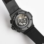 Hublot HBF 44mm black dial black carbon fiber case black rubber strap diameter 4100 - Image 7