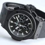 Hublot HBF 44mm black dial black carbon fiber case black rubber strap diameter 4100 - Image 3