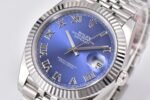 DateJust 41mm 126334 904 SS AR+F V2 1:1 Best Edition Blue Dial Roman Markers on Jubilee Bracelet SH3235 - Image 2