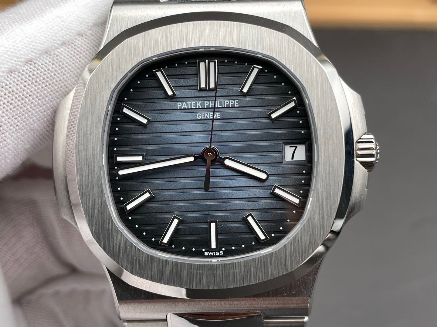 Nautilus 5711/1A SS DDF 1:1 Best Edition Blue Dial On SS Bracelet Super Clone 324