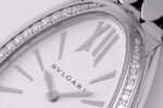 Bulgari Serpenti Seduttori BVF 33mm White Dial Diamond Case 316L Stainless Steel Bracelet Swiss Quartz Movement - Image 2