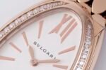 Bulgari Serpenti Seduttori BVF 33mm White Dial RG Diamond Case RG Stainless Steel Bracelet Swiss Quartz Movement - Image 2