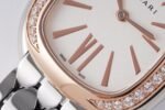 Bulgari Serpenti Seduttori BVF 33mm White Dial RG Diamond Case 316L Stainless Steel Bracelet Swiss Quartz Movement - Image 3