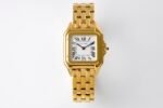CAR - Panthere De Cartier Ladies 27mm YG/YG Wht KOR Swiss Quartz