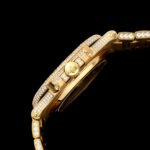 Patek Philippe Nautilus 5711 Full Diamond Bezel Rose Gold AMGF 40MM Rose Gold Double-Row Diamond Bezel Diamond Dial Rose Gold Diamond Strap Movement 324 - Image 6