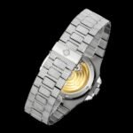 Patek Philippe Nautilus 5711 Diamond-Set White Gold Nautilus AMGF 40MM Silver Double-Row Diamond Bezel Diamond Dial Diamond Strap Movement 324 - Image 9