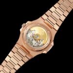 Patek Philippe Nautilus 5711 Full Diamond Bezel Rose Gold AMGF 40MM Rose Gold Double-Row Diamond Bezel Diamond Dial Rose Gold Diamond Strap Movement 324 - Image 8