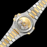 Patek Philippe Nautilus 5711 Diamond-Set White Gold Nautilus AMGF Watch 40mm 18K Yellow Double-Row Diamond-Set Bezel Yellow Gold/White Gold Bracelet, Calibre 324 - Image 8