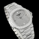 Patek Philippe Nautilus 5711 White Gold Nautilus AMGF 40mm 18K White Gold Double-Row Diamond Bezel and Strap Movement 324 - Image 5