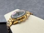 Speedmaster Professional SS N1F Best Edition Green Dial On Yellow Gold Bracelet Asian 3861 - Image 6