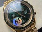 Speedmaster Professional SS N1F Best Edition Green Dial On Yellow Gold Bracelet Asian 3861 - Image 3
