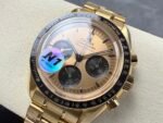 SPEEDMASTER PROFESSIONAL SS N1F BEST EDITION GOLD DIAL ON YELLOW GOLD BRACELET ASIAN 3861 - Image 3