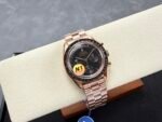 Speedmaster Professional SS N1F Best Edition Black Dial On Rose Gold Bracelet Asian 3861 - Image 5