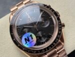 Speedmaster Professional SS N1F Best Edition Black Dial On Rose Gold Bracelet Asian 3861 - Image 3