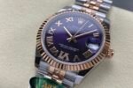 ROL - DATEJUST ARF Ladies' 31mm RG Case Purple Dial RG/914LSS Strap Movement 2236 - Image 2