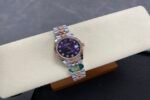 ROL - DATEJUST ARF Women's 31mm RG Case Purple Diamond Dial RG/914LSS Strap Movement 2236 - Image 5