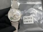 Code 11.59 Chrono 26393 SS APSF 1:1 Best Edition Silver Dial On Gray Leather Strap Super Clone SA4401 - Image 8