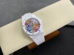 Audemars Piguet Royal Oak 15500 41mm White Ceramic Classic Octagonal Bezel Tapisserie Dial White Ceramic Strap - Image 9