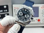 Royal Oak 43mm 26420 SS LSF Blue Dial/hands On Blue Rubber Strap 4401 Super Clone - Image 4