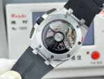 Royal Oak  43mm 26420 Black Ceramic LSF Black Dial On Black Rubber Strap 4401 Super Clone - Image 8