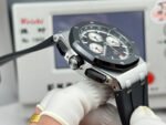 Royal Oak  43mm 26420 Black Ceramic LSF Black Dial On Black Rubber Strap 4401 Super Clone - Image 6