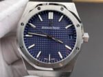 Royal Oak 41mm 15500 SS IPF 1:1 Best Edition Blue Dial  SS Bracelet 4302 - Image 2
