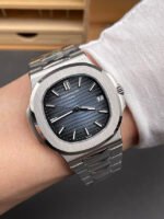 Nautilus 5711/1A SS DDF 1:1 Best Edition Blue Dial On SS Bracelet Super Clone 324 - Image 4
