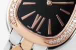 Bulgari Serpenti Seduttori BVF 33MM Black Dial RS Diamond Case RS/SS Steel Bracelet Swiss Quartz Movement - Image 3