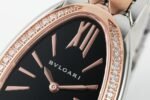 Bulgari Serpenti Seduttori BVF 33MM Black Dial RS Diamond Case RS/SS Steel Bracelet Swiss Quartz Movement - Image 2
