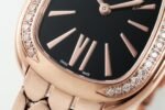 Bulgari Serpenti Seduttori BVF 33MM Black Dial RS Diamond Case RS Steel Bracelet Swiss Quartz Movement - Image 3
