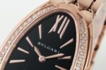 Bulgari Serpenti Seduttori BVF 33MM Black Dial RS Diamond Case RS Steel Bracelet Swiss Quartz Movement - Image 2