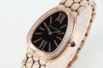 Bulgari Serpenti Seduttori BVF 33MM Black Dial RS Diamond Case RS Steel Bracelet Swiss Quartz Movement - Image 5
