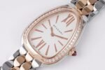 Bulgari Serpenti Seduttori BVF 33mm White Dial RG Diamond Case RG/SS Strap Swiss Quartz Movement - Image 4