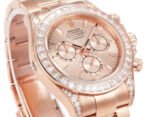 Daytona 116598 C1F 1:1 Best Replica: Diamond-set Rose Gold Dial Rose Gold Strap Movement 4131 - Image 4