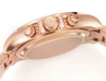 Daytona 116598 C1F 1:1 Best Replica: Diamond-set Rose Gold Dial with Black Eyes Rose Gold Strap Movement 4131 - Image 6