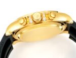 Daytona 116598 C1F 1:1 Best Version Diamond-set Gold Dial Black Rubber Strap 4131 - Image 4