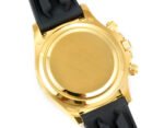 Daytona 116598 C1F 1:1 Best Version Diamond-set Gold/Black Dial Black Rubber Strap Movement 4131 - Image 8