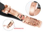 Daytona 116598 C1F 1:1 Best Version Diamond-set Rose Gold Dial with Black Eyes Black Rubber Strap Movement 4131 - Image 9