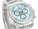 Daytona 116598 C1F 1:1 Best Replica: Diamond-set Ice Blue Dial 904L Stainless Steel Bracelet Movement 4131 - Image 4