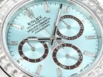 Daytona 116598 C1F 1:1 Best Replica: Diamond-set Ice Blue Dial 904L Stainless Steel Bracelet Movement 4131 - Image 3