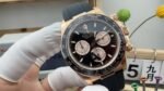Daytona 116518 904L RG VSF 1:1 Best Edition Black Dial On Oysterflex DD4130