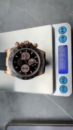 Daytona 116518 904L RG VSF 1:1 Best Edition Black Dial On Oysterflex DD4130 - Image 9