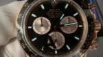 Daytona 116518 904L RG VSF 1:1 Best Edition Black Dial On Oysterflex DD4130 - Image 8