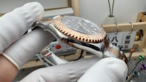 Yacht-Master 126621 904L/RG VSF 1:1 Best Edition Black Dial On 904L/RG Bracelet VS3235 - Image 4
