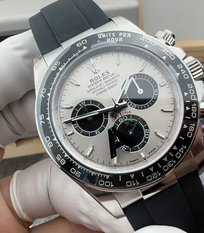 Daytona 116519 904L SS VSF 1:1 Best Edition On Oysterflex Gray Dial DD4131