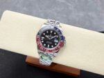 GMT-Master II 126710 BLRO Blue/Red Ceramic ARF 1:1 Best Edition Black Dial On Jubilee Bracelet DD3285 CHS - Image 5