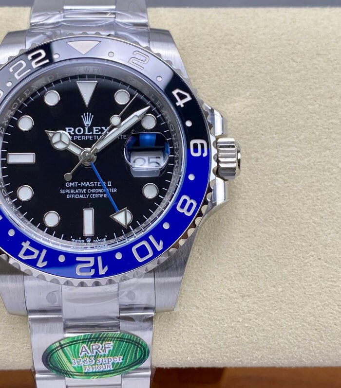 GMT-Master II 126710 BLNR Black/Blue Ceramic ARF 1:1 Best Edition Black Dial On Oyster Bracelet DD3285 CHS