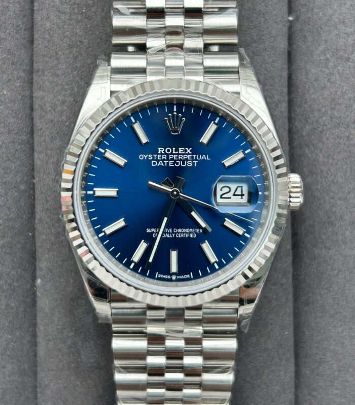 DateJust 36 126234 904L SS VSF 1:1 Best Edition Blue Dial on Jubilee Bracelet VS3235