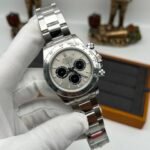 Daytona 126519 Heavyweight Version QF Factory Gray Dial Oysterflex 904L Steel Bracelet 4131 Movement (Free-Sprung Balance) - Image 3