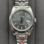 DateJust 41 126334 904L SS VSF 1:1 Best Version Grey Dial with Jubilee Strap VS3235